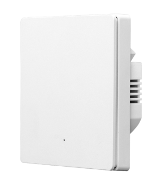 Tuya WiFi 30A Push Button Switch with Neutral Line, 6600W Load Power, Built-in 40A Relay, Compatible with Alexa & Google Home